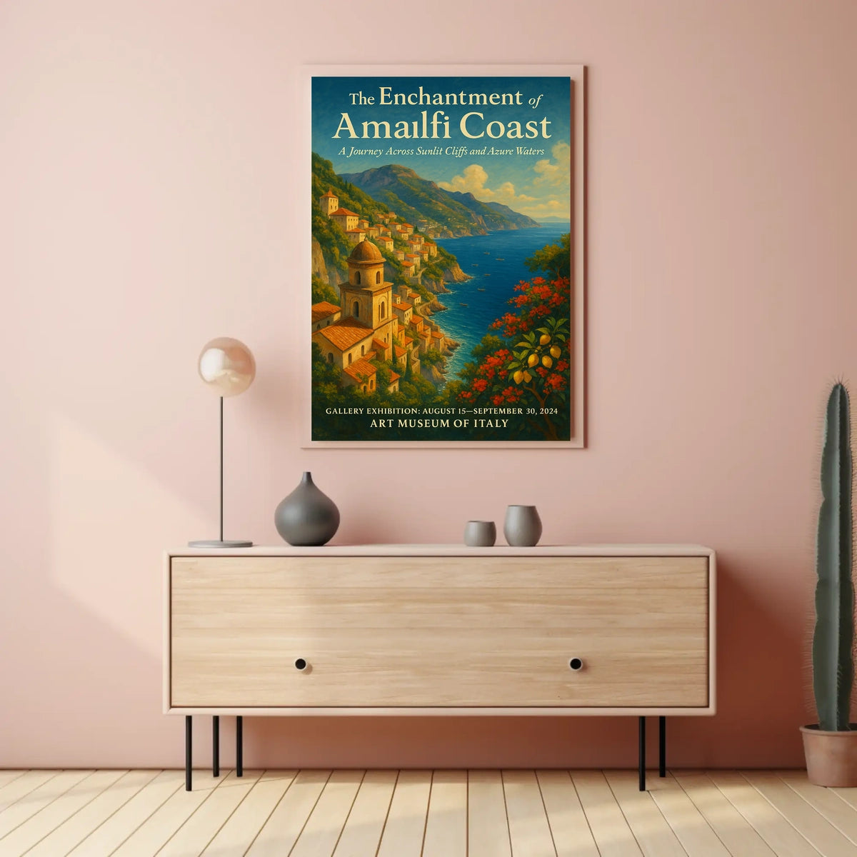 The Enchantment of Amalfi Coast Scenic Poster
