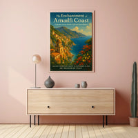 The Enchantment of Amalfi Coast Scenic Poster