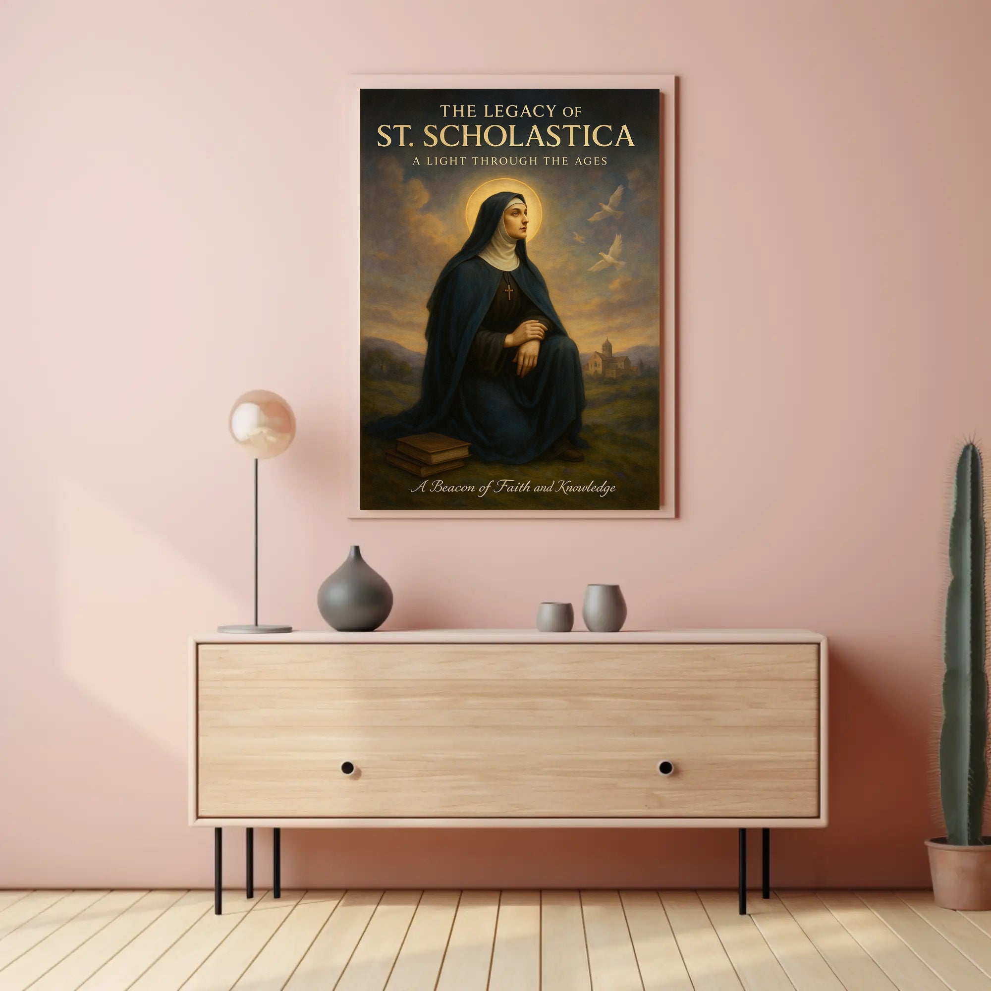 The Legacy of St. Scholastica Poster PosterGoat