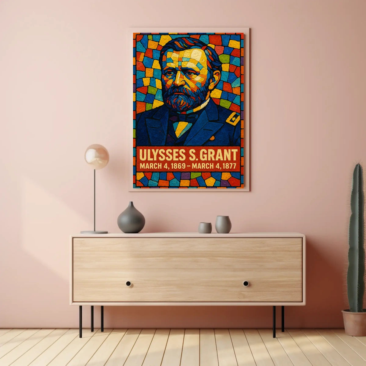 Ulysses S. Grant 18Th President Poster
