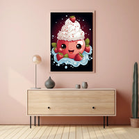 Sweet Delight Poster Whimsical Dreamscape Wall Art Print