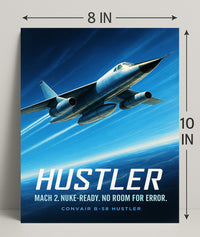 Convair B-58 Hustler Mach 2 Nuke-Ready Poster PosterGoat