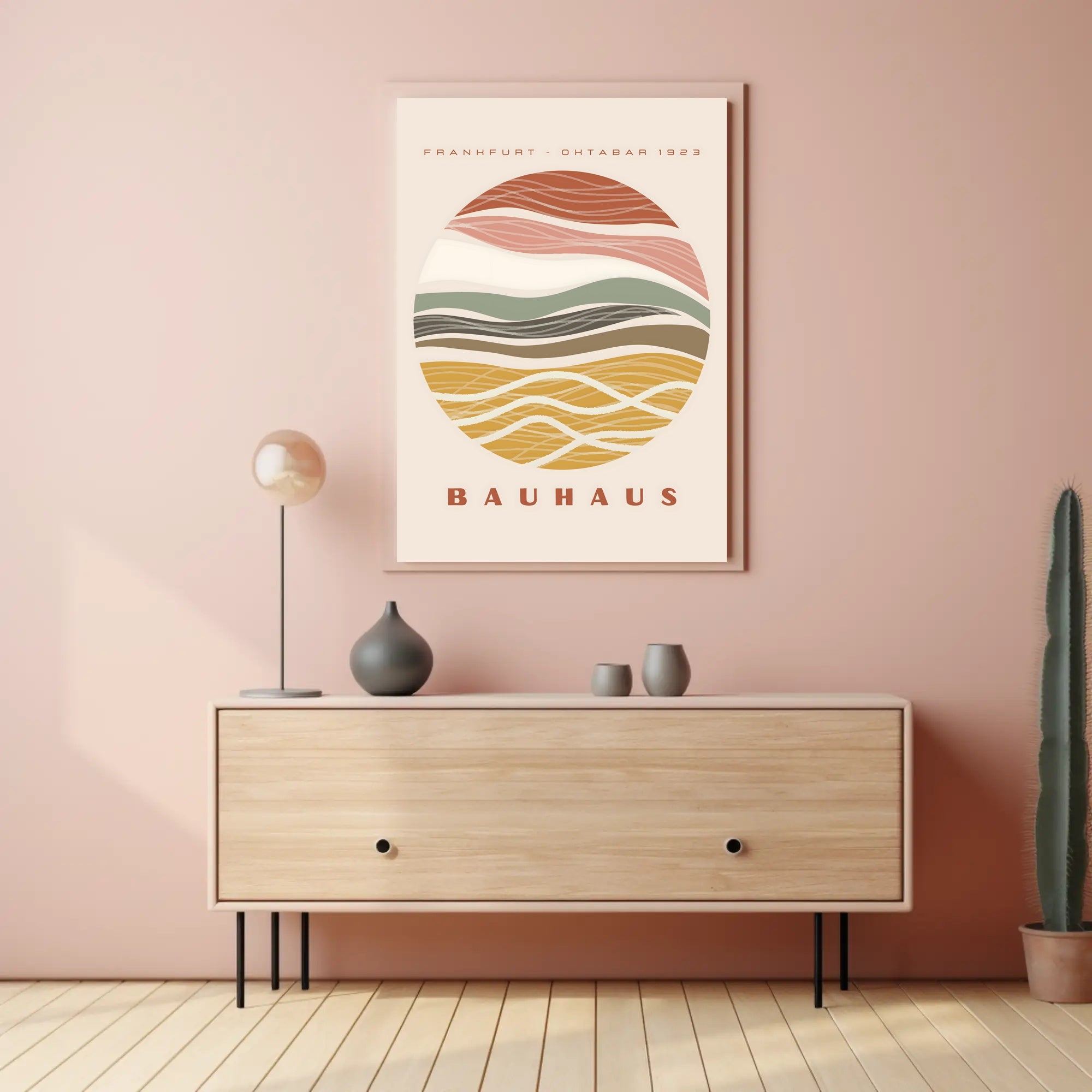 Bauhaus in Frankfurt October 1923 Poster