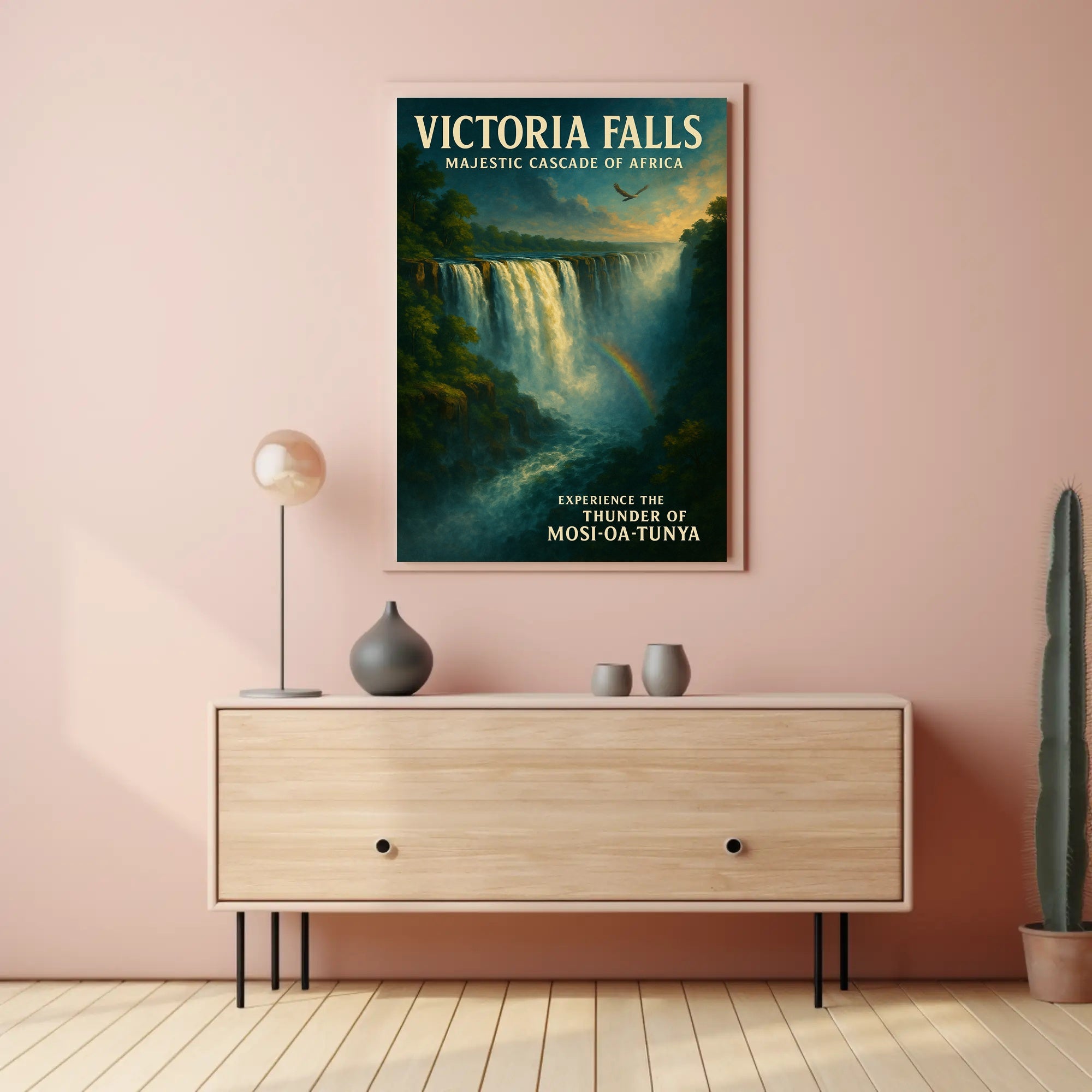Victoria Falls Adventure Travel Poster
