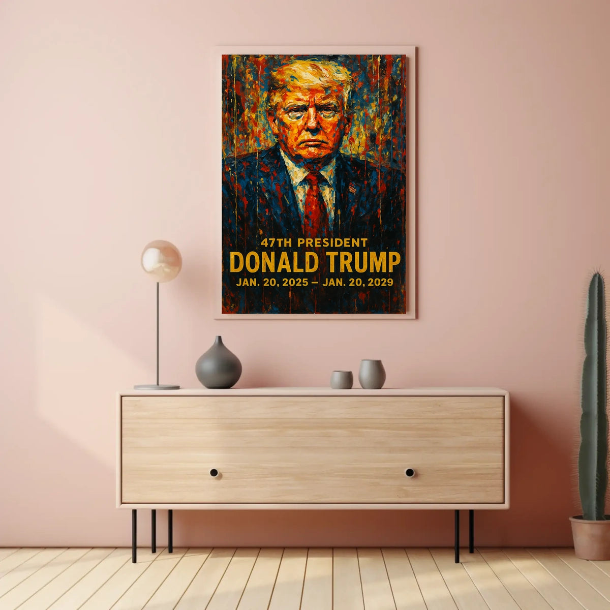 Trump Legacy Expressionism Patriot Poster