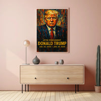 Trump Legacy Expressionism Patriot Poster