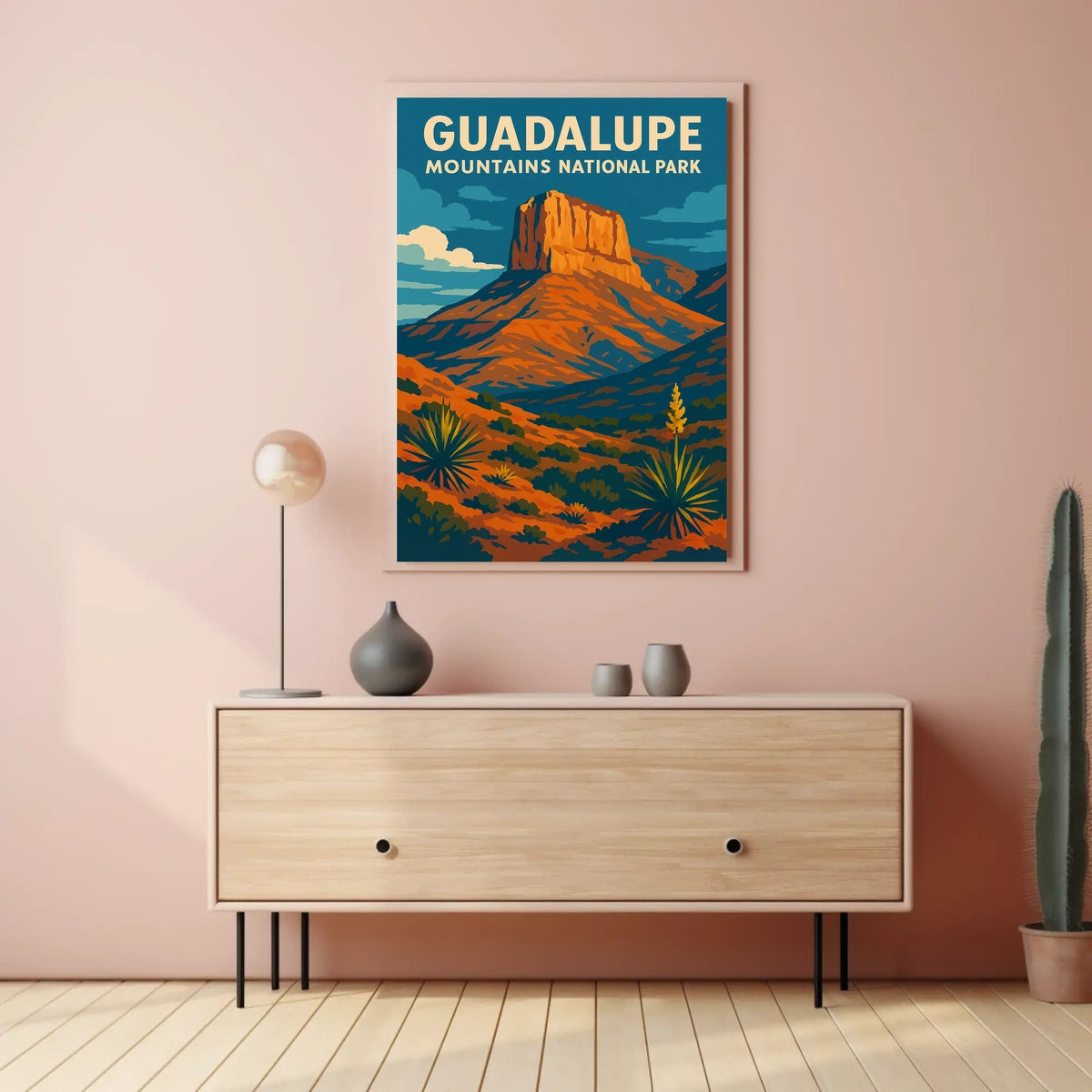 Guadalupe Mountains National Park Scenic Wanderlust Poster