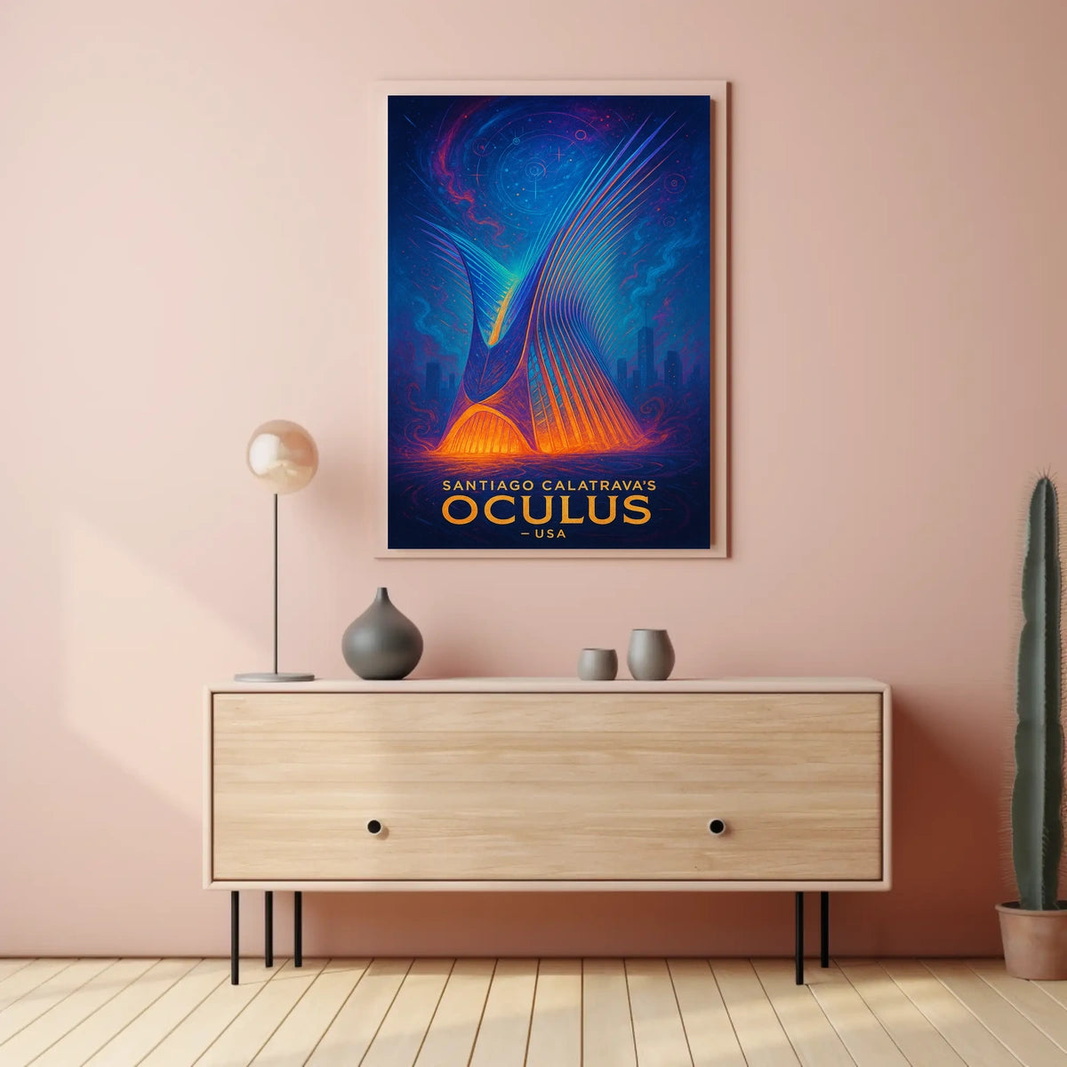 Santiago Calatravas Oculus Poster