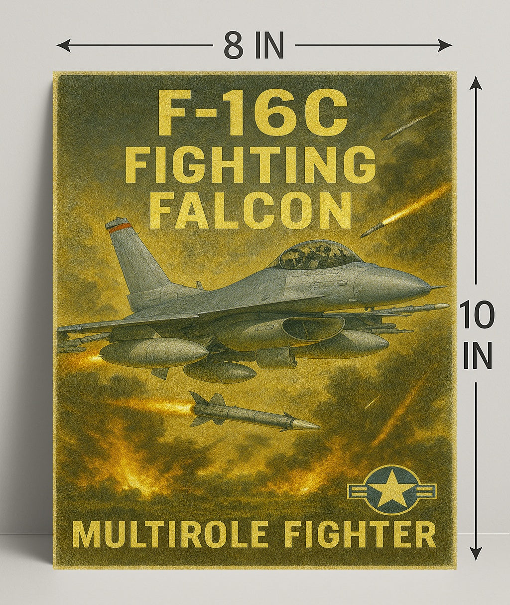 F-16C Fighting Falcon Poster PosterGoat