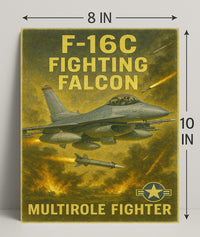 F-16C Fighting Falcon Poster PosterGoat