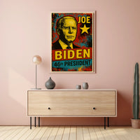 Joe Biden 46th President of the United States Graffiti Pop Art Poster