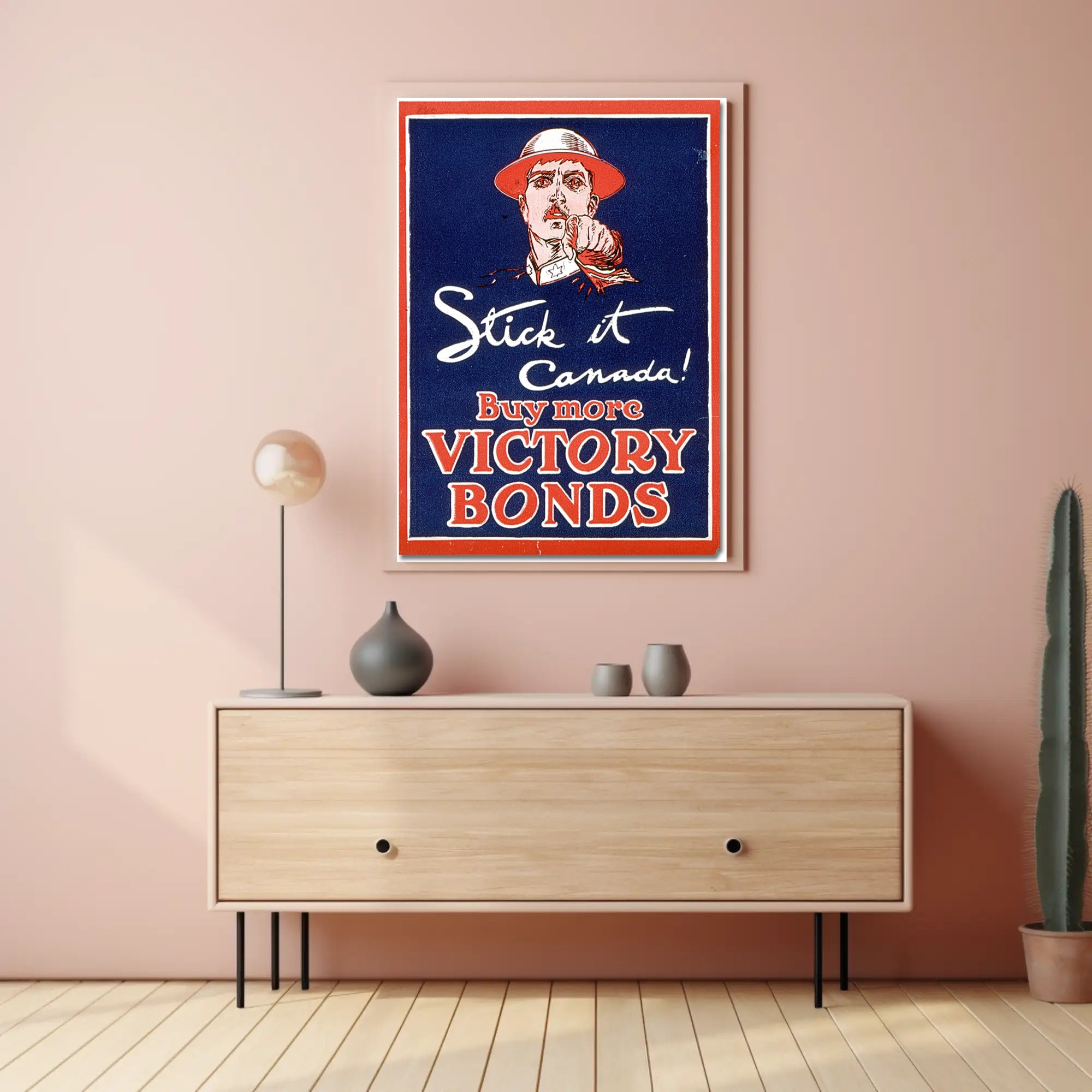 Victory Bonds Vintage Propaganda Poster
