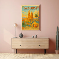 Barcelona The Enchanting Jewel of Catalonia Poster