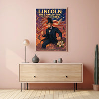 Lincoln Anime Art Poster: Historical or Presidential Poster PosterGoat