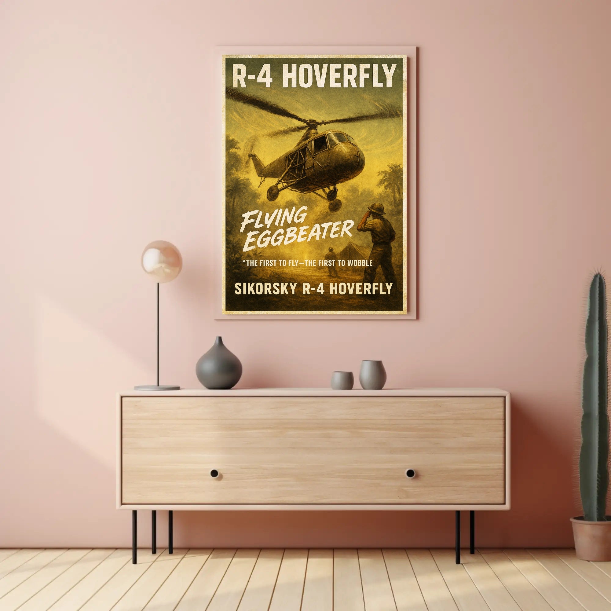 Sikorsky R-4 Hoverfly Poster PosterGoat