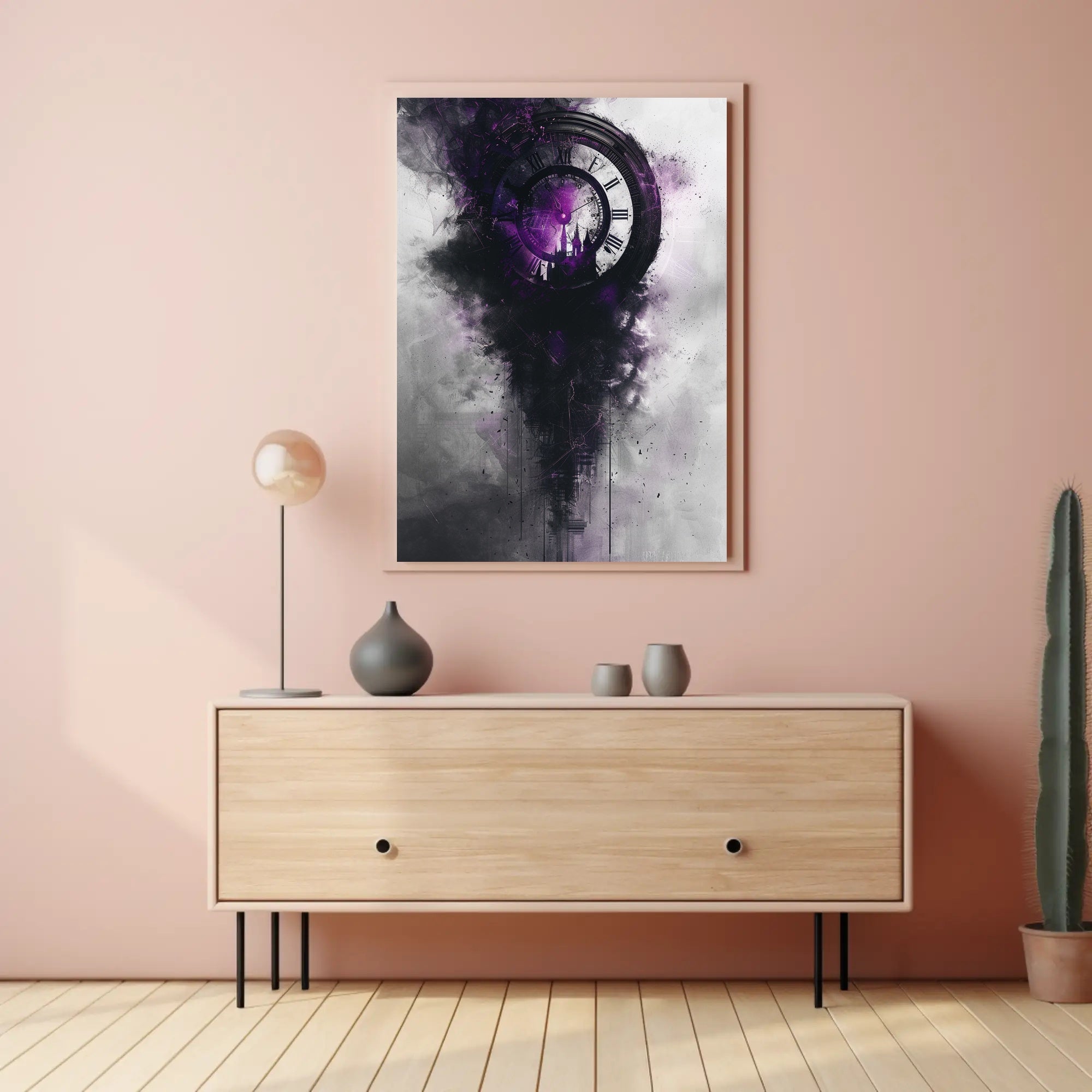 Ancient Egyptian Cosmic Crow Surrealism Art Poster PosterGoat