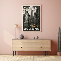 Iconic New York City Poster For Urban Decor Enthusiasts