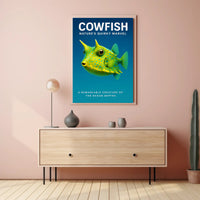 Cowfish Nature’s Quirky Marvel Poster PosterGoat