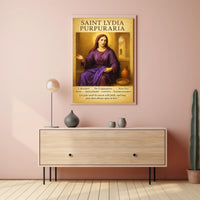 Saint Lydia Purpuraria Poster PosterGoat