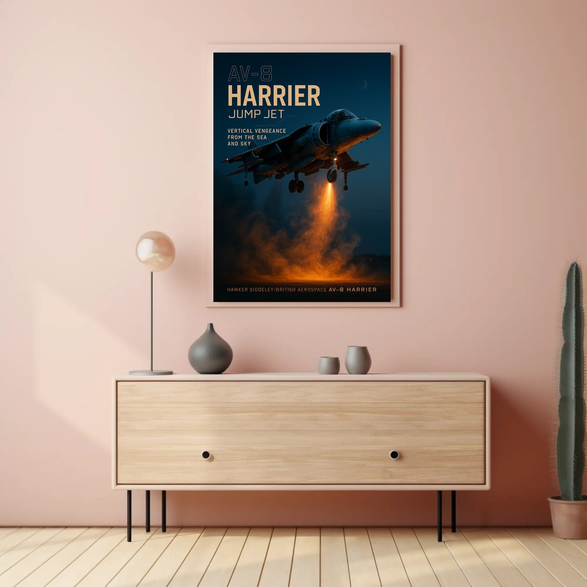 AV-8 Harrier Jump Jet Poster