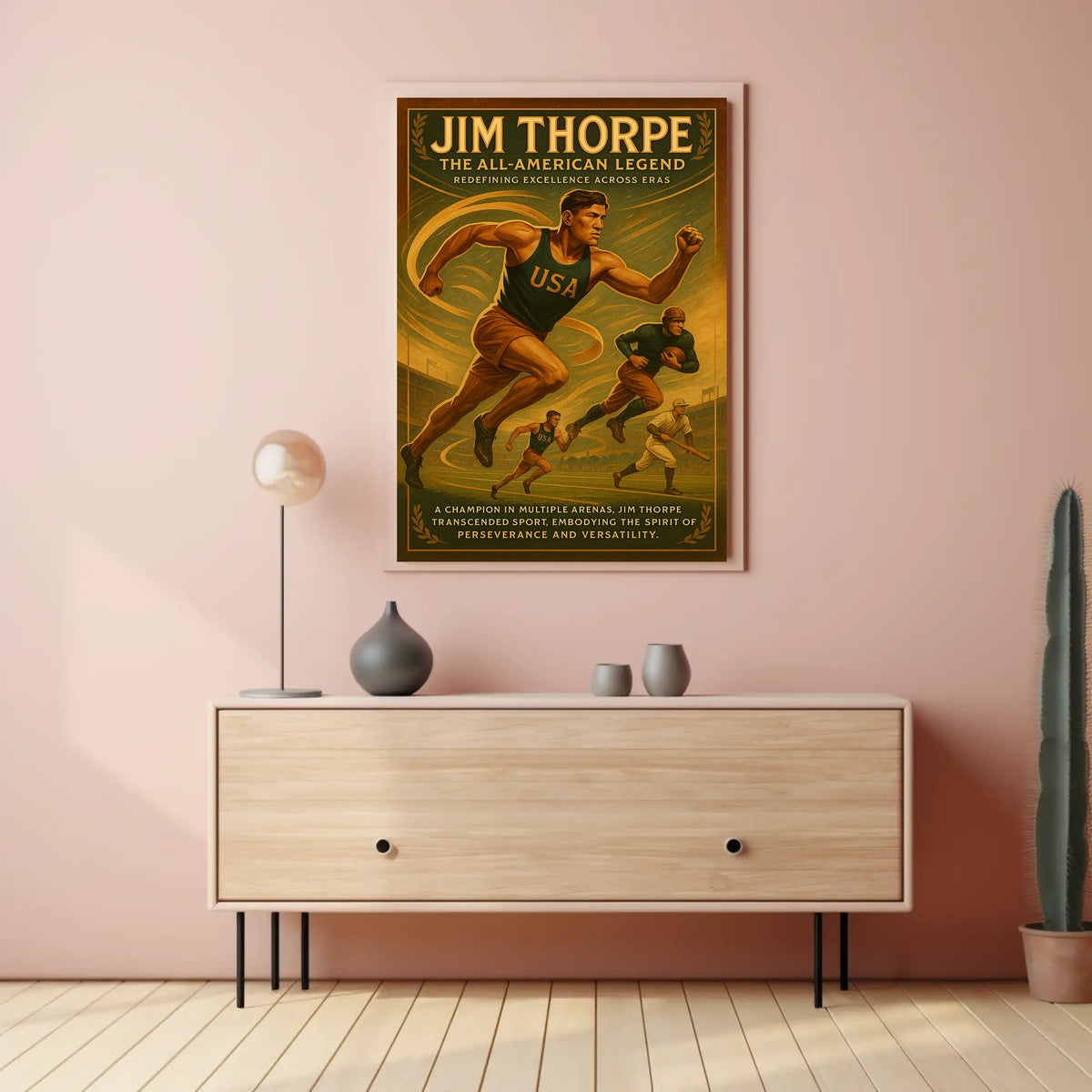 Jim Thorpe The All-American Legend Jim Thorpe Poster