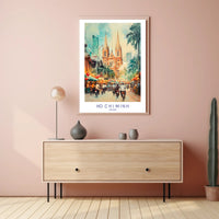 Ho Chi Minh City Vibrance Poster PosterGoat