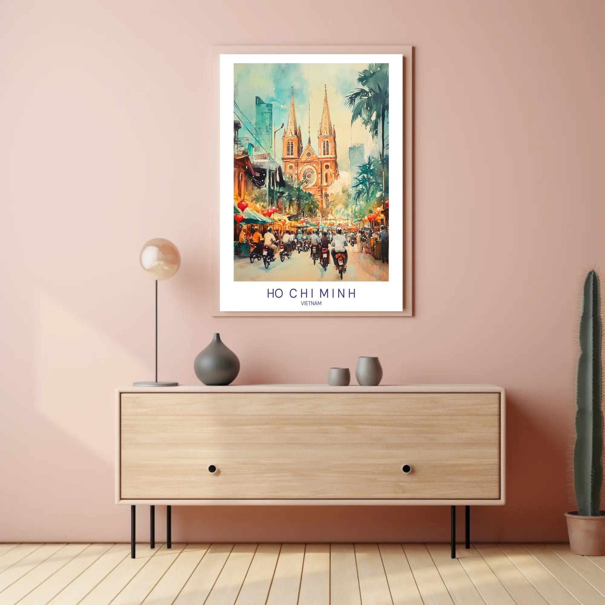 Ho Chi Minh City Vibrance Poster PosterGoat