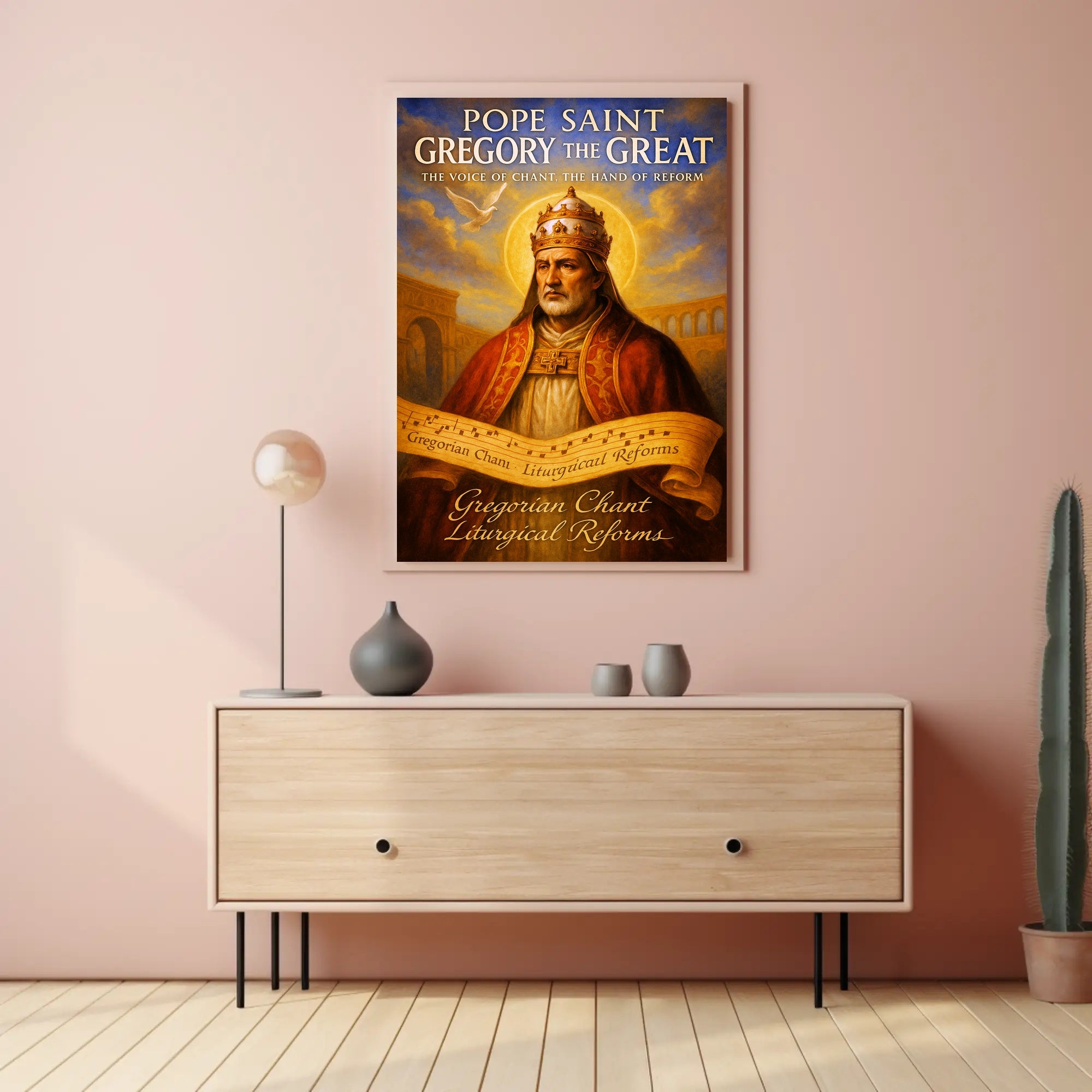 Pope Saint Gregory the Great Poster PosterGoat