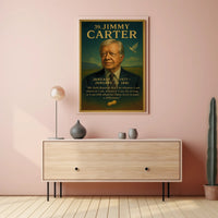 Jimmy Carter 39th President Wall Art Print PosterGoat