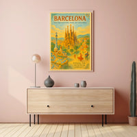 Barcelona The Enchanting Jewel of Catalonia Poster