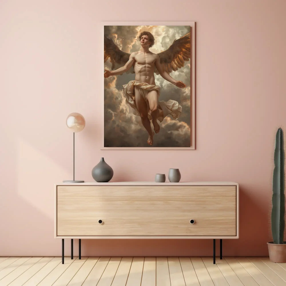 Vintage Coastal City Art Deco Style Poster