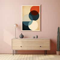 Abstract Geometric Harmony Abstract Poster