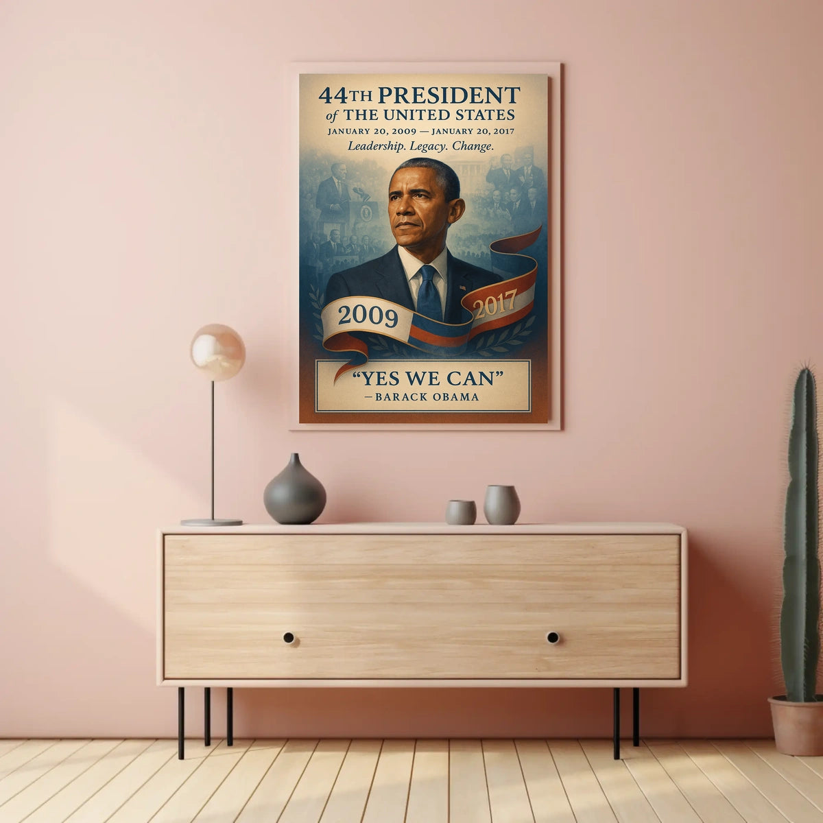 Barack Obama's Legacy Celebrated Historical or Presidential Poster