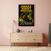 Jamaica Womens Bobsleigh Poster