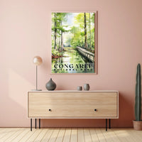 Congaree Watercolor Wall Art Poster