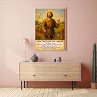 Saint Isidore the Farmer Poster PosterGoat