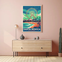 Santa Monica Vibes Poster
