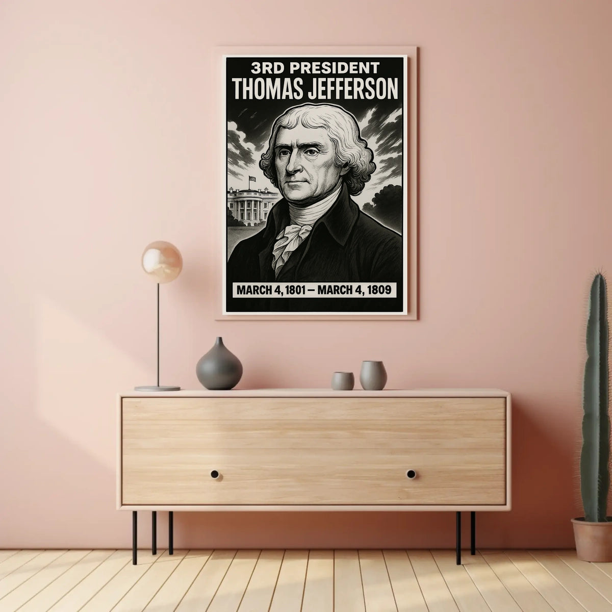 Thomas Jefferson 3Rd President Poster