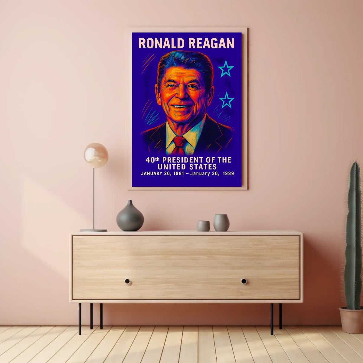 Ronald Reagan 40th President Poster