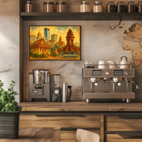 Cambodia A Cultural Collage Poster