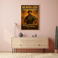 Do With Less Poster