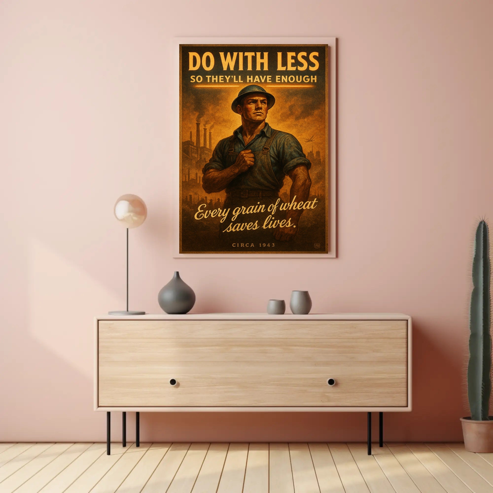 Do With Less Poster