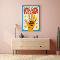 NO KINGS DAY Political or Propaganda Poster