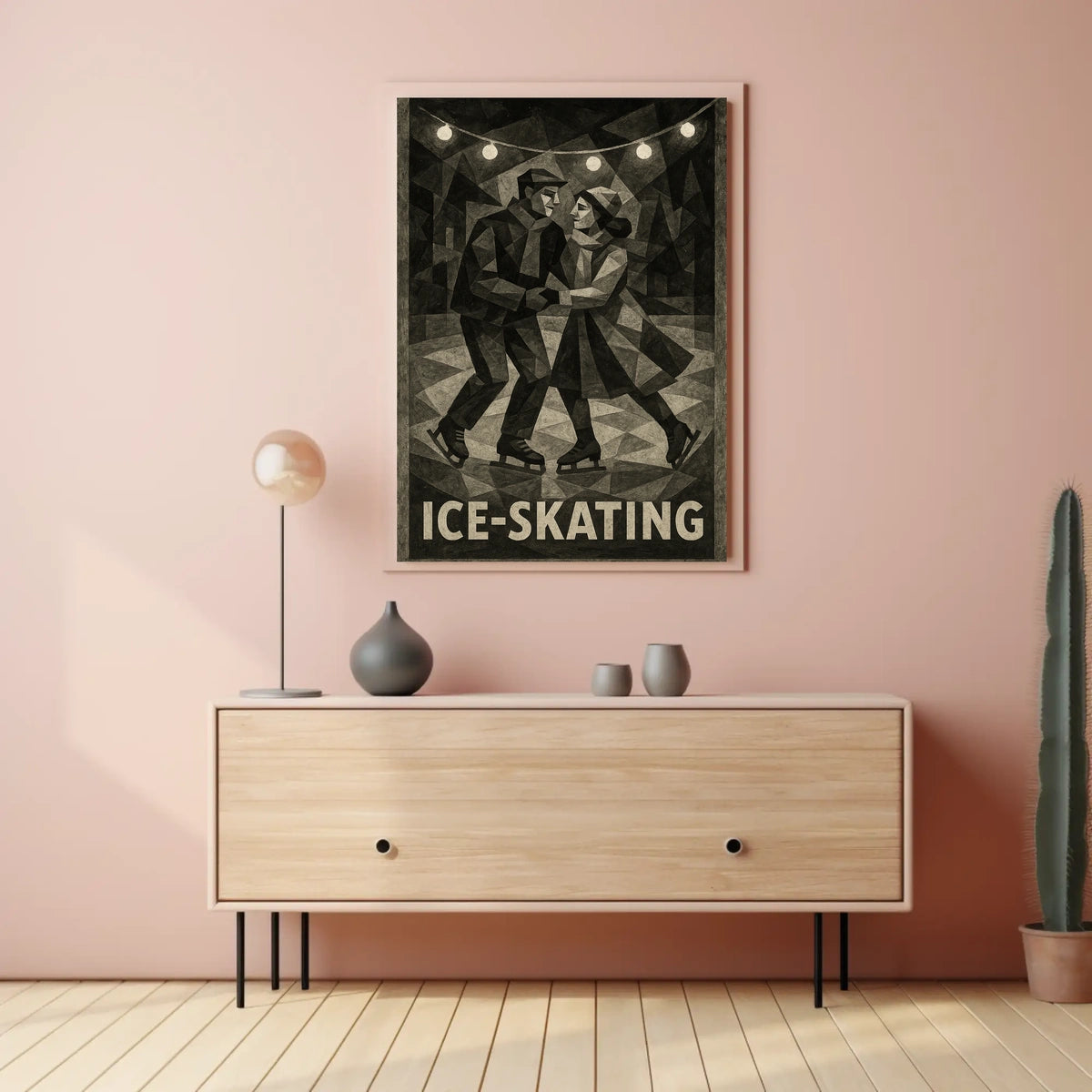 Ice-Skating Romance Poster