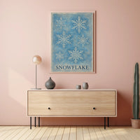 Snowflake Art Poster