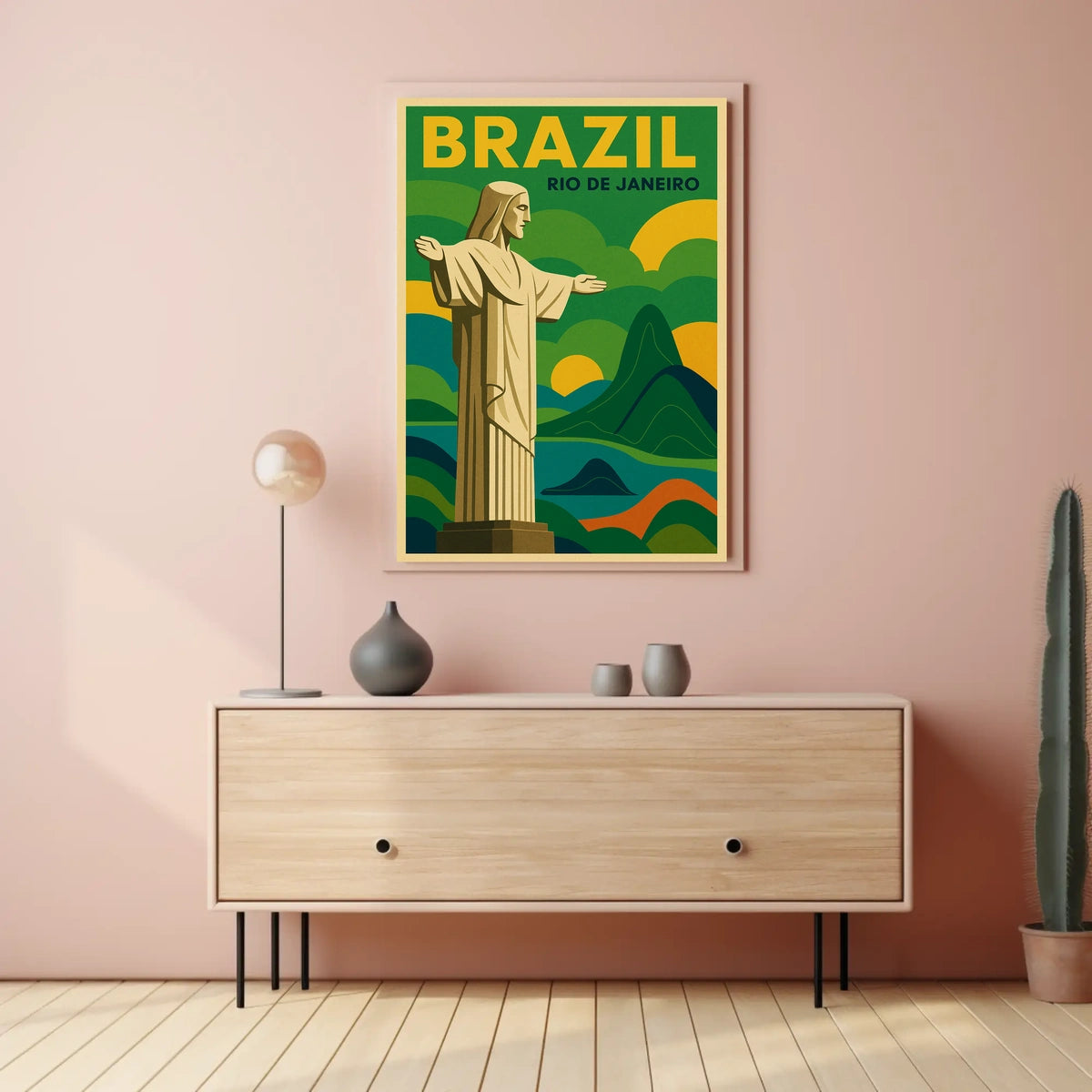 Brazil Travel Poster