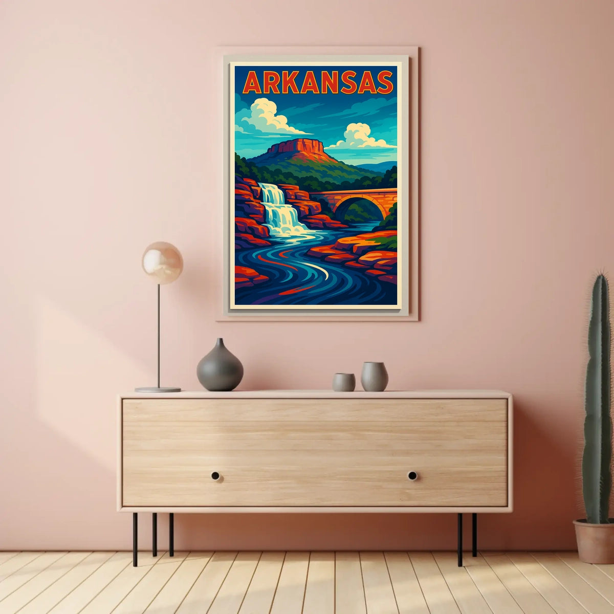 Arkansas Scenic Landscape Poster