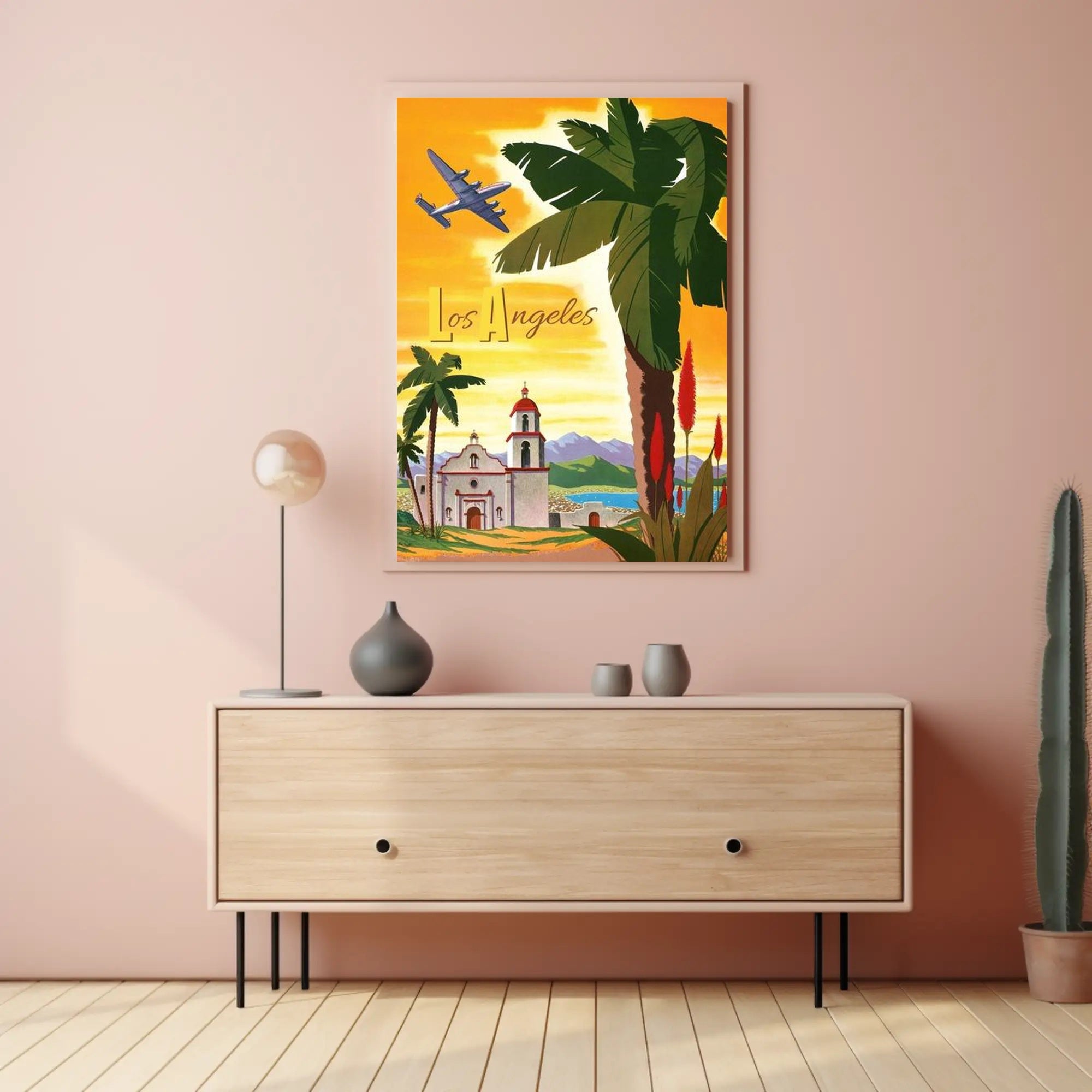 Vintage Los Angeles Travel Poster