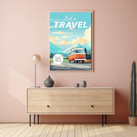 Let's Travel Poster PosterGoat