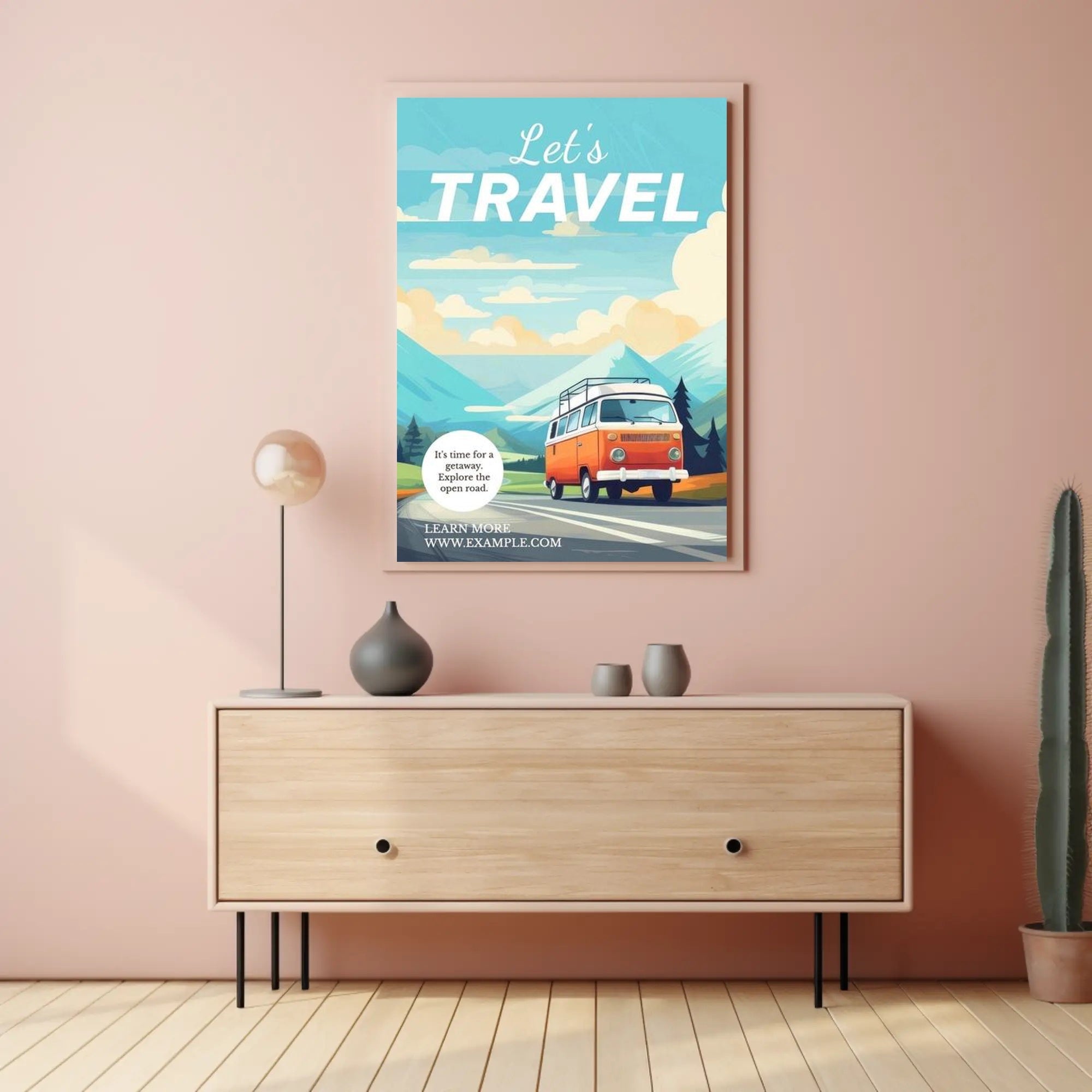Let's Travel Poster PosterGoat